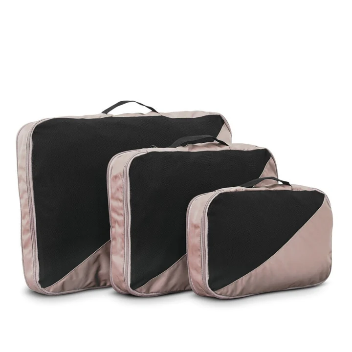 Three Samsonite compression packing cubes