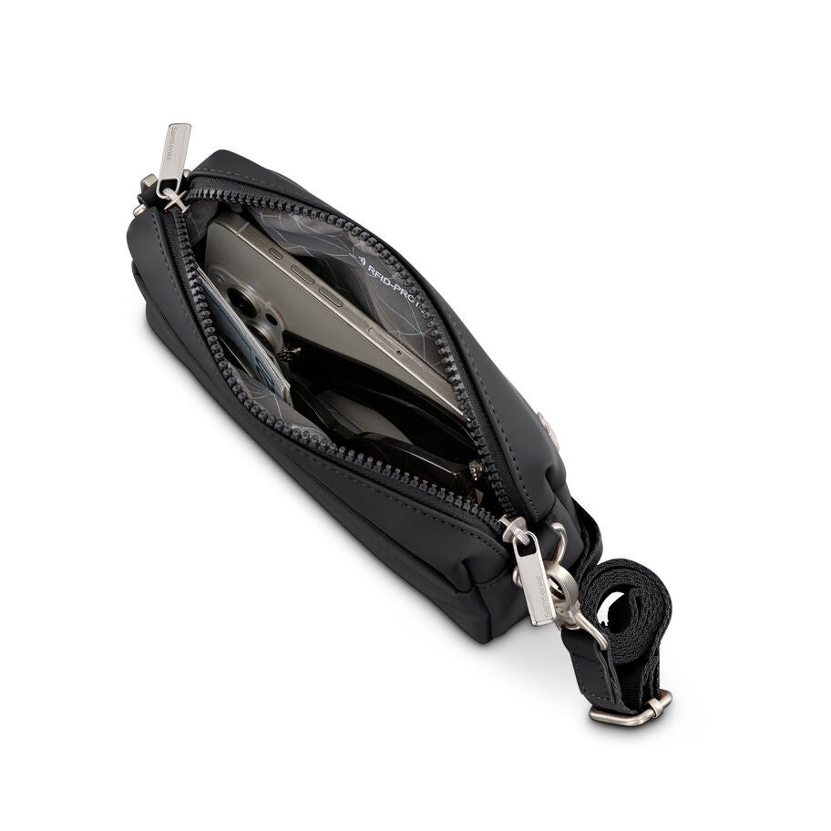 Samsonite Companion Bags RFID Crossbody — Black, detail view