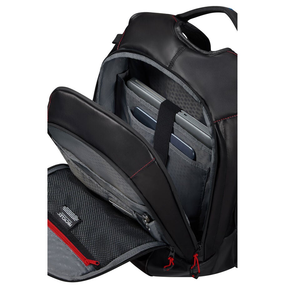Samsonite EcoDiver Laptop Backpack (Medium) — Black, detail view