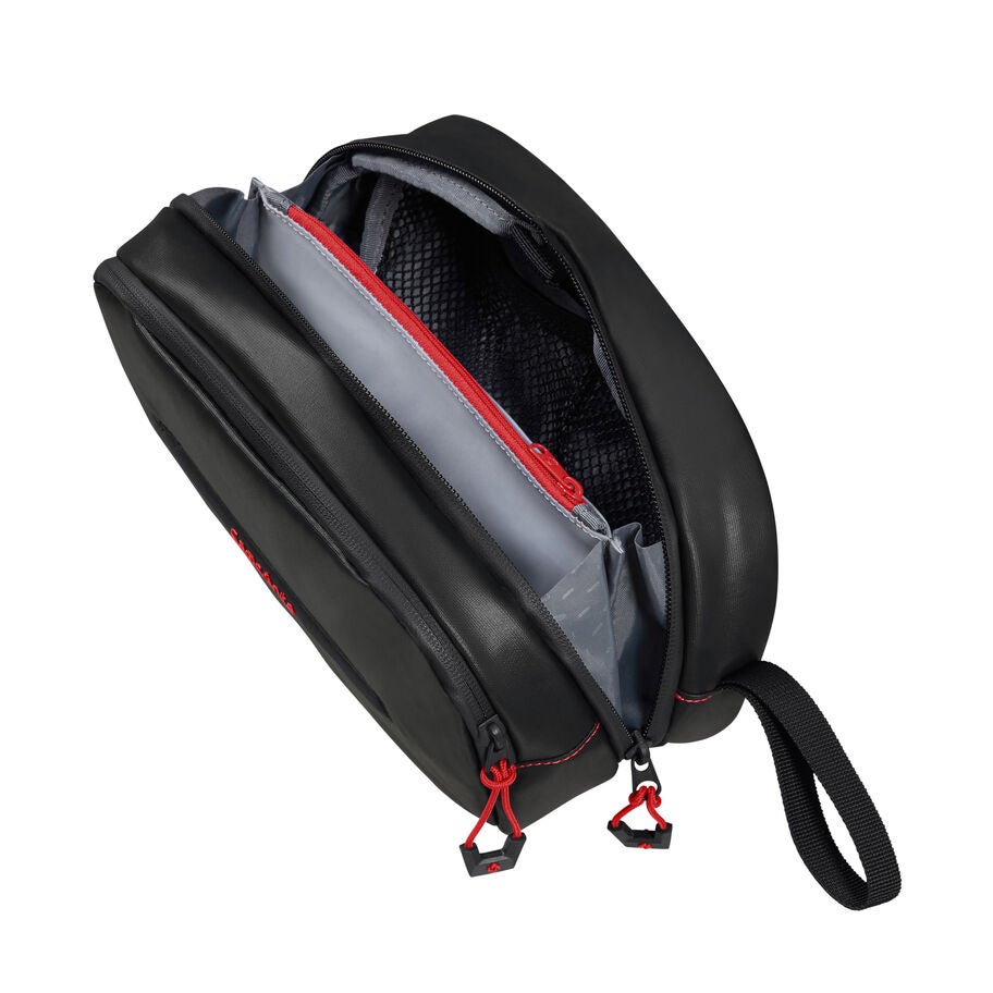 Samsonite EcoDiver Toilet Kit — Black, detail view