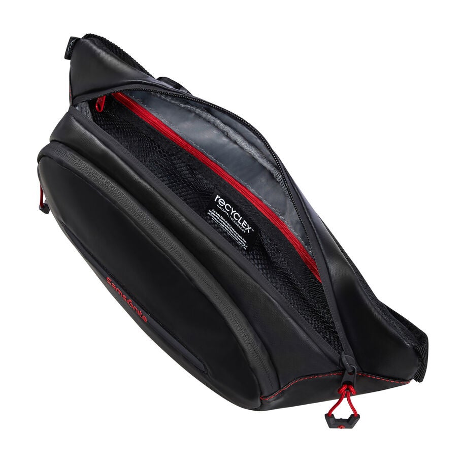 Samsonite Ecodiver Belt Bag — Black, detail view