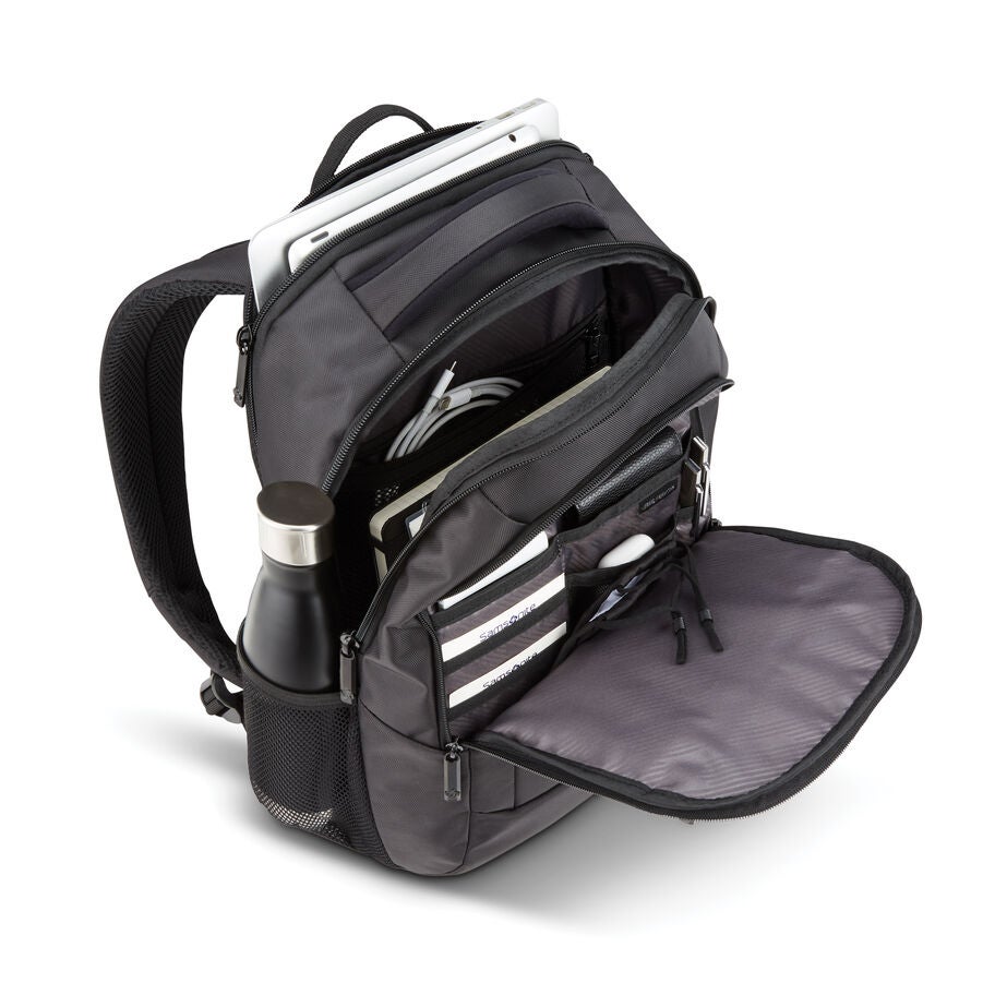 Samsonite Classic NXT Slim Backpack — Black, detail view
