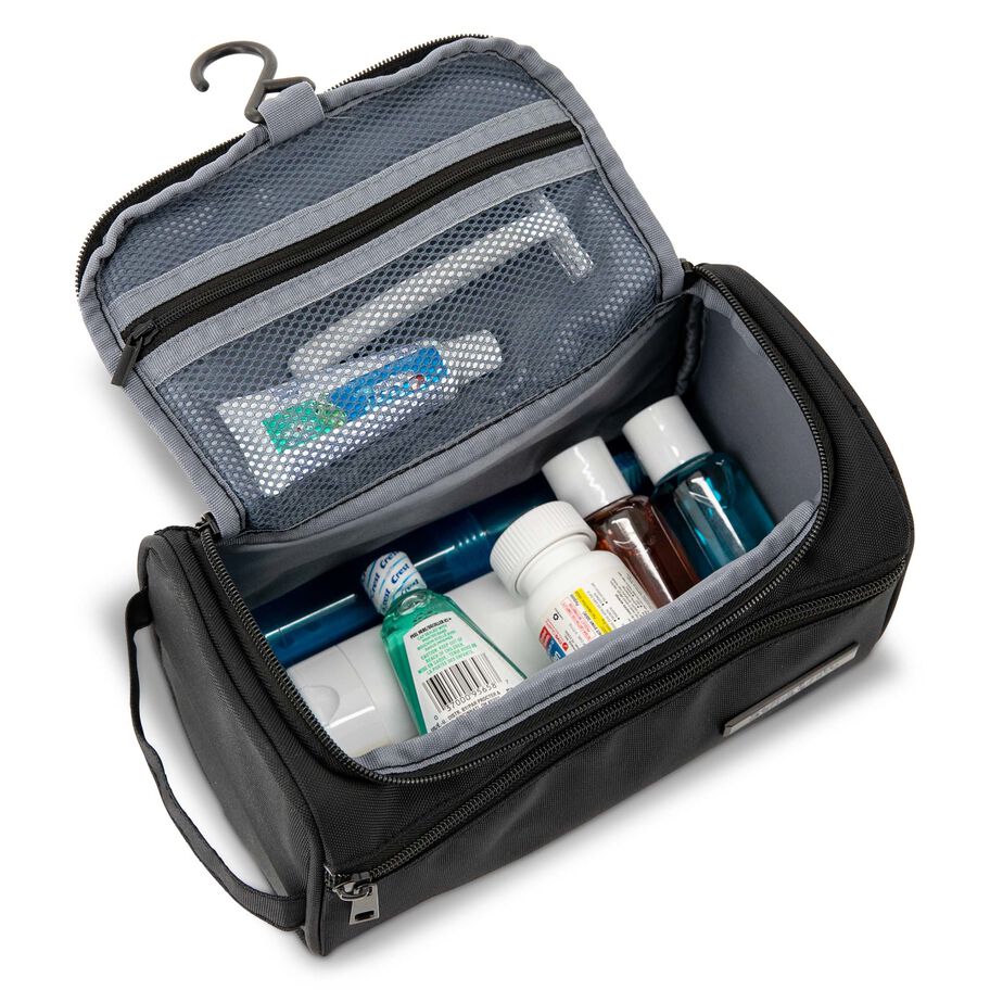 Samsonite Companion Bags - Top Zip Travel Kit — Black, detail view