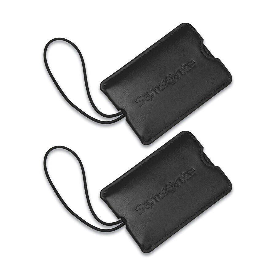 Samsonite Accessories Vinyl ID Tags (Pack of 2) — Matte Black