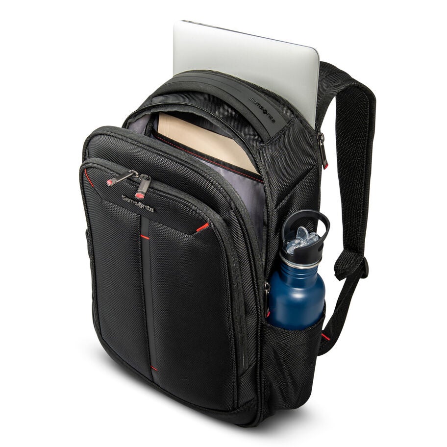 Samsonite Xenon 4.0 Slim Backpack — Black, detail view