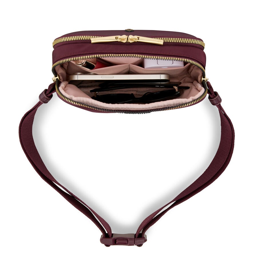 Samsonite Mobile Solution 2 Waist Bag — Merlot, detail view