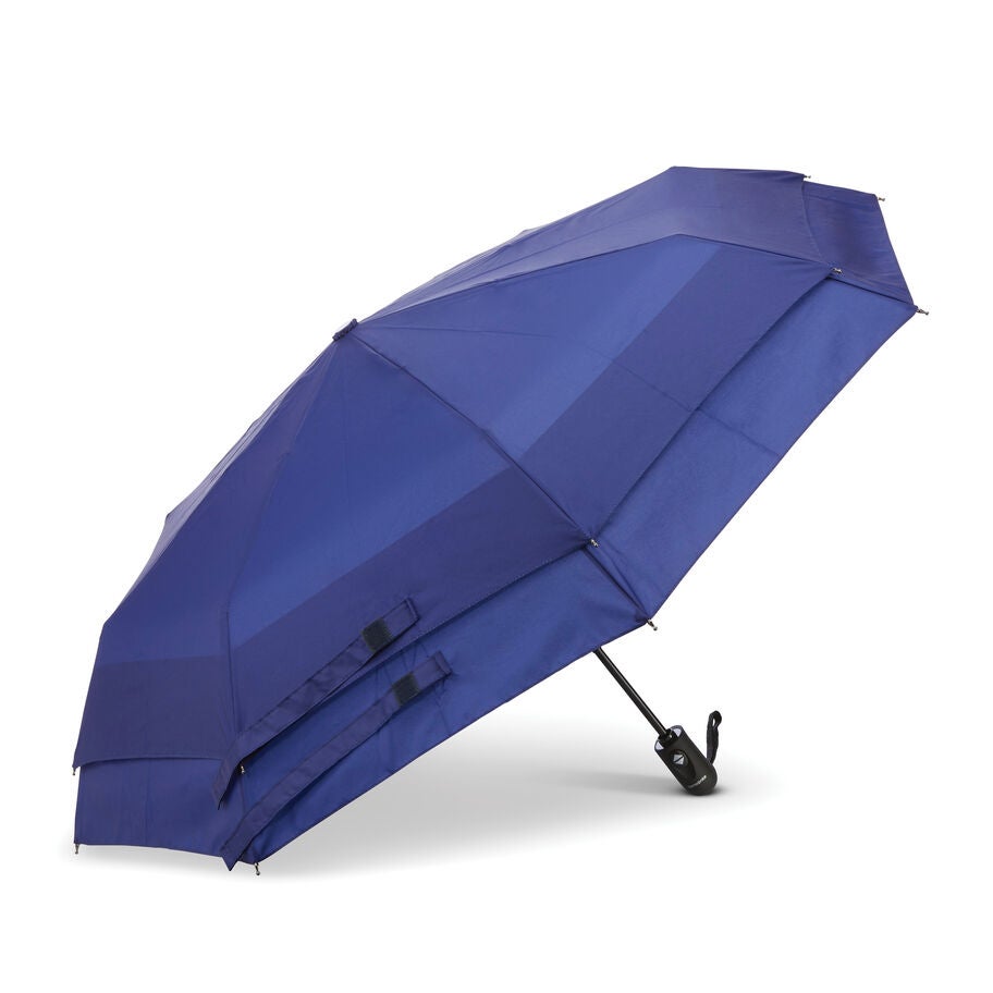 Samsonite Travel Accessories Umbrellas Windguard Auto Open/Close — New Blue