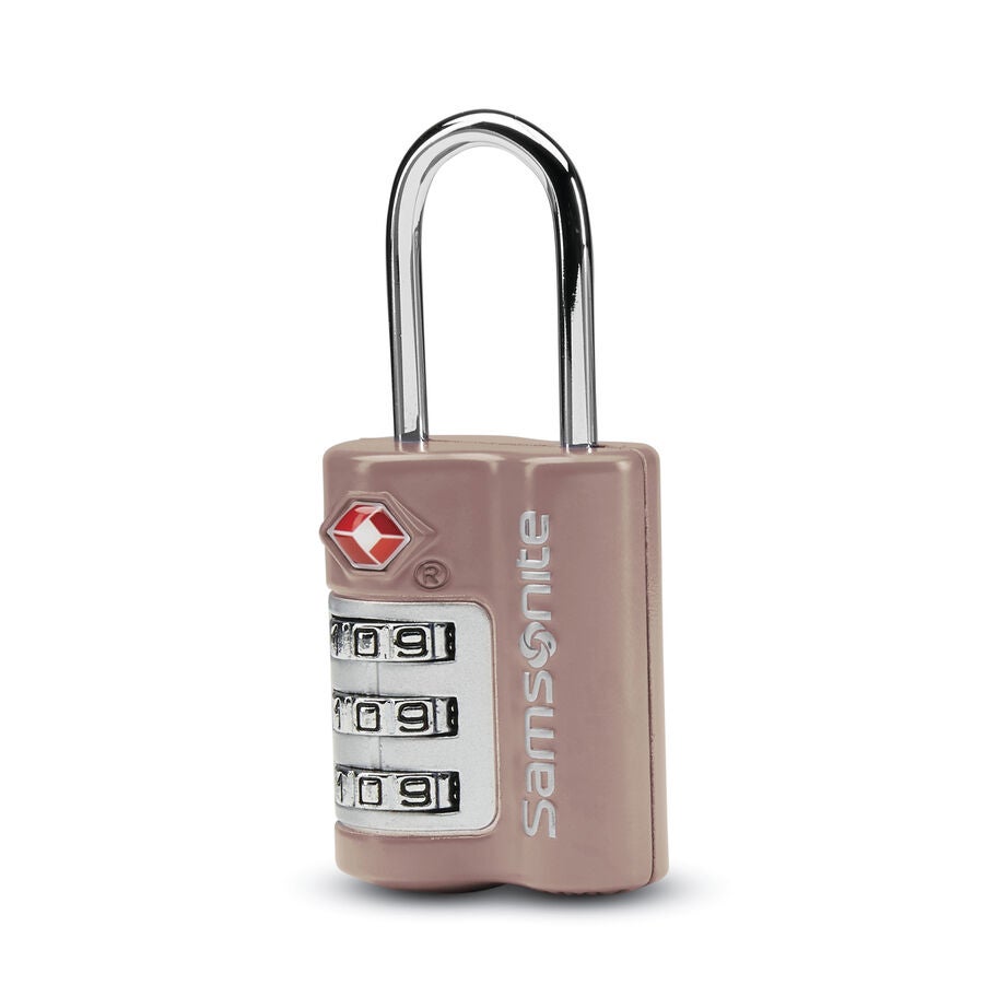 Samsonite Accessories 3 Dial Combination Lock — Dusty Rose