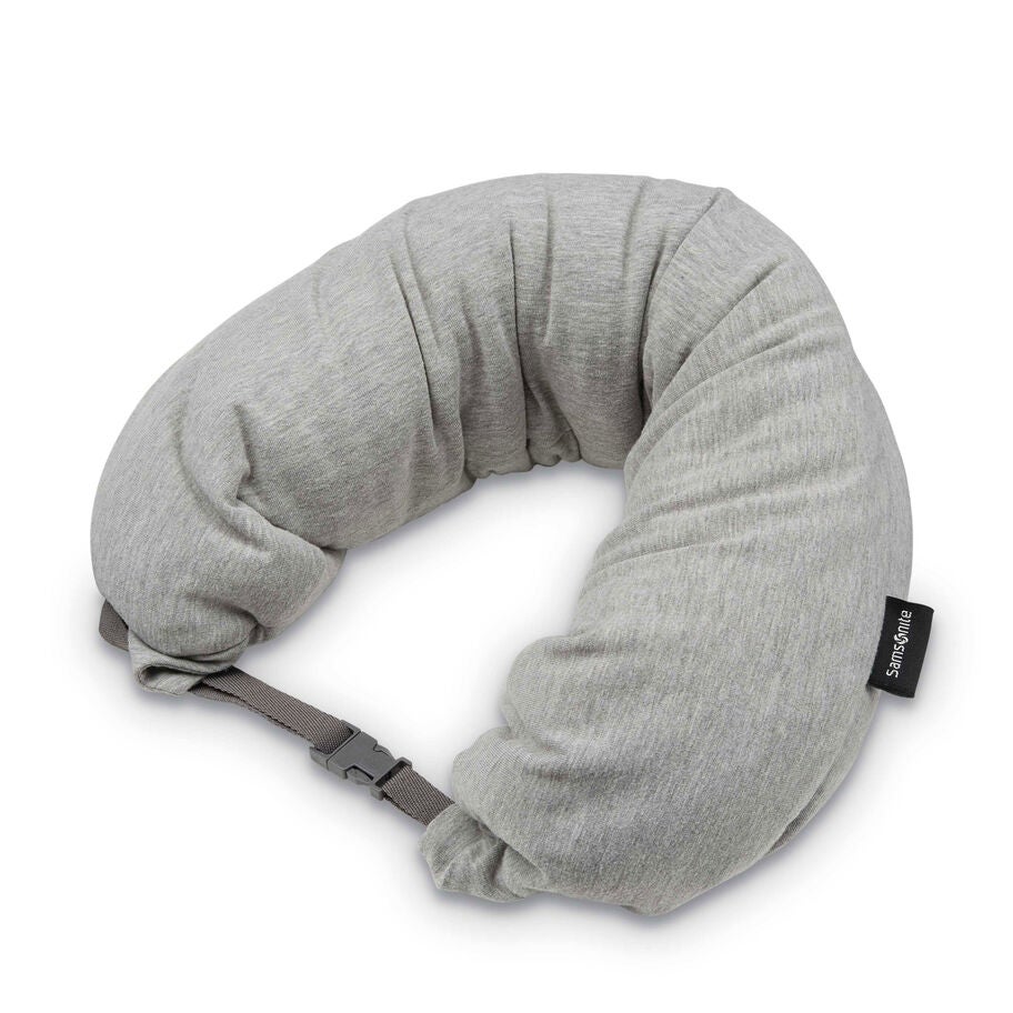 Samsonite 3-in-1 Microbead Pillow — Frost Grey