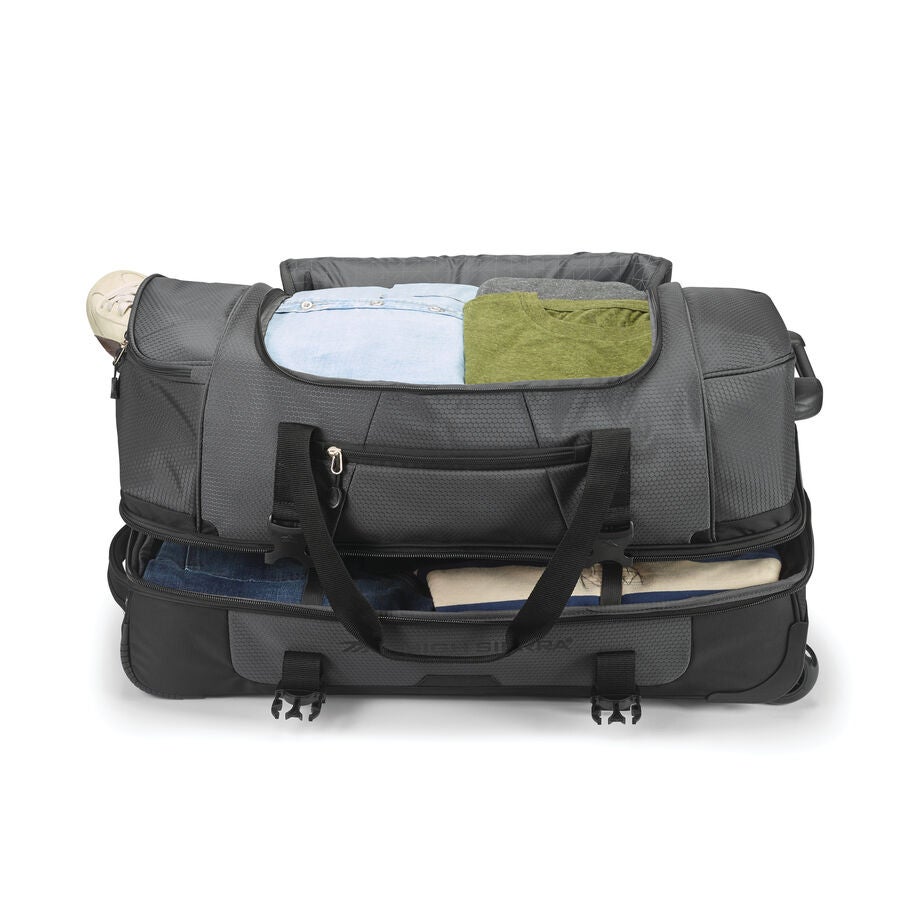 High Sierra Fairlead 22" Drop Bottom Duffle — Mercury/Black