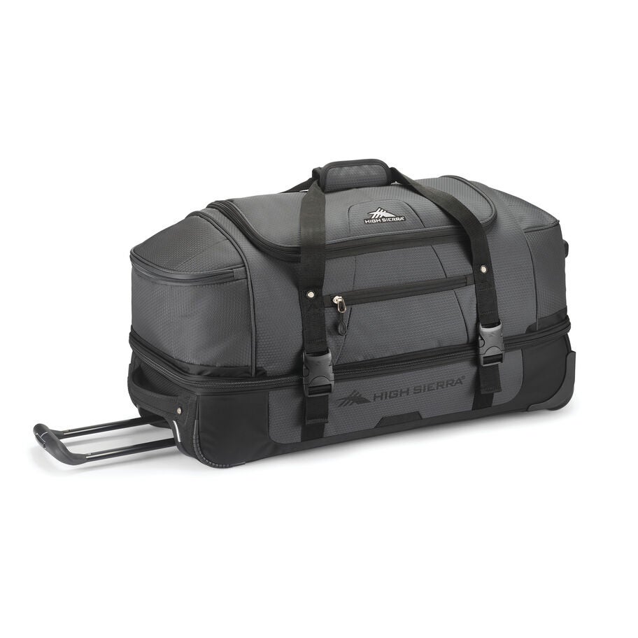 High Sierra Fairlead 28" Drop Bottom Duffle — Mercury/Black