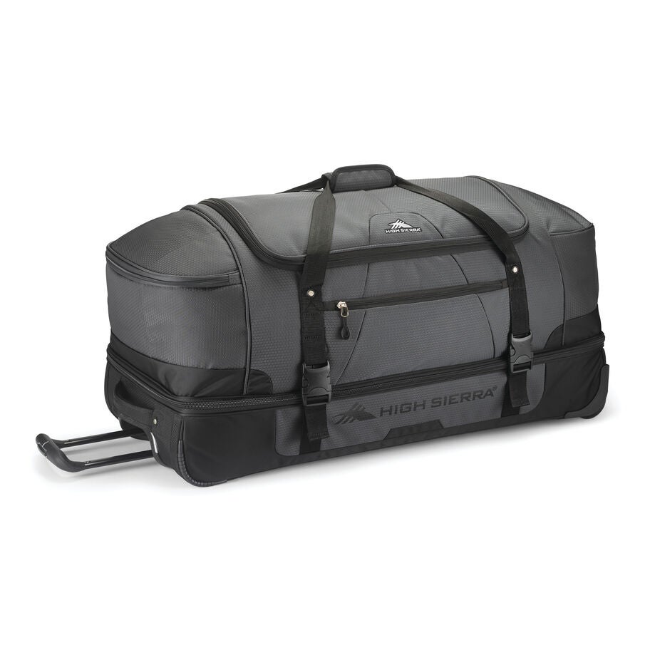 High Sierra Fairlead 34" Drop Bottom Duffle — Mercury/Black