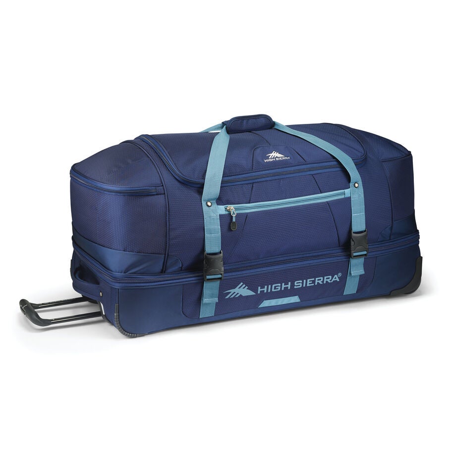High Sierra Fairlead 34" Drop Bottom Duffle — True Navy/Graphite Blue