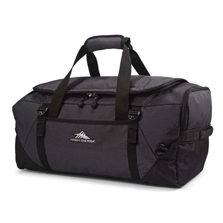 High Sierra Fairlead Convertible Duffle — Mercury/Black