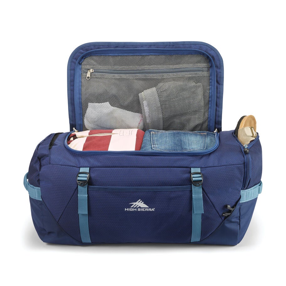 High Sierra Fairlead Convertible Duffle — True Navy/Graphite Blue