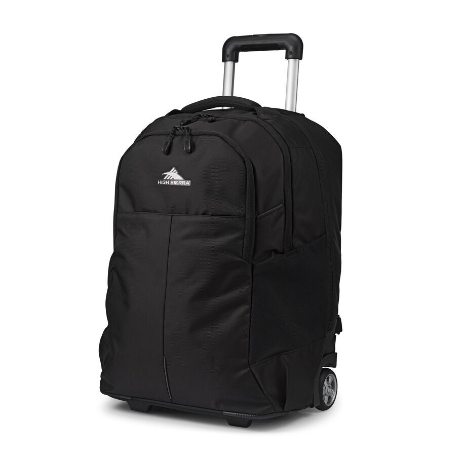 High Sierra BTS Powerglide Pro Wheeled Backpack — Black