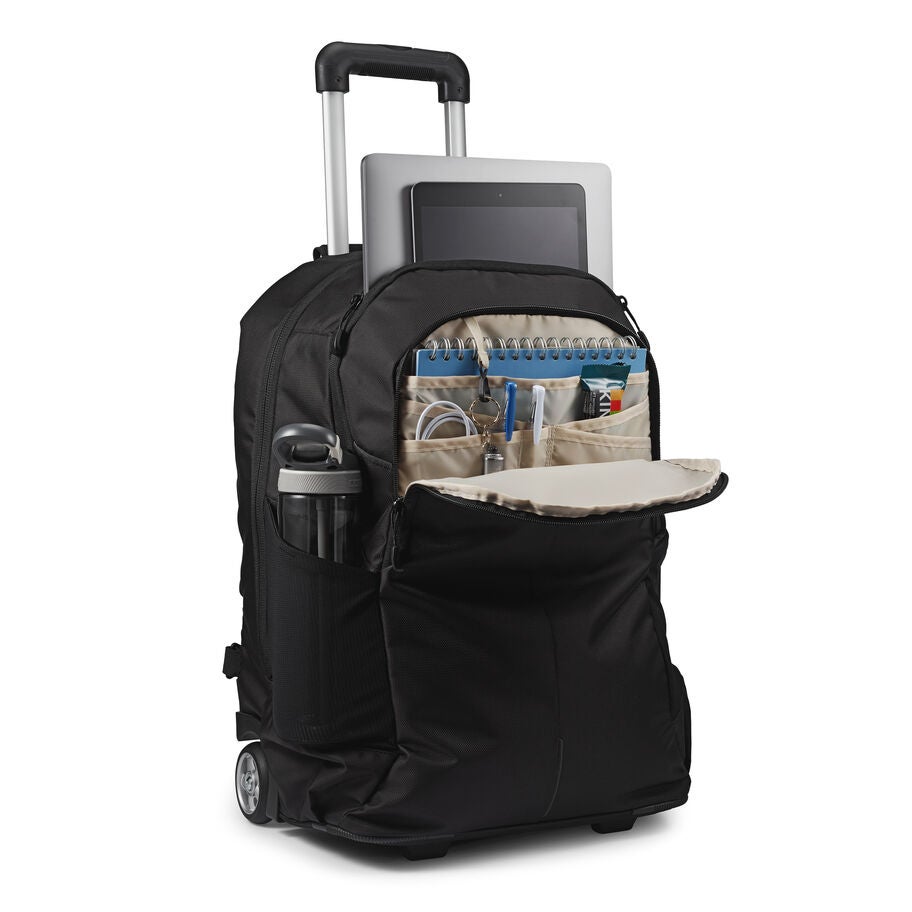 High Sierra BTS Powerglide Pro Wheeled Backpack — Black