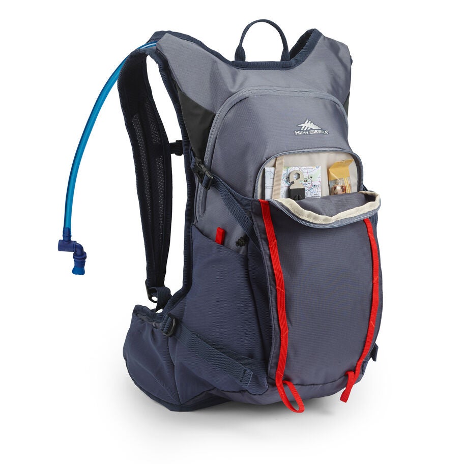 High Sierra Hydrahike 2.0 16L Chill Hydration Pack — Grey Blue