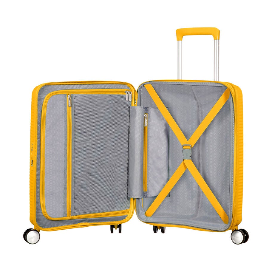 American Tourister Curio Spinner Carry-On — Golden Yellow