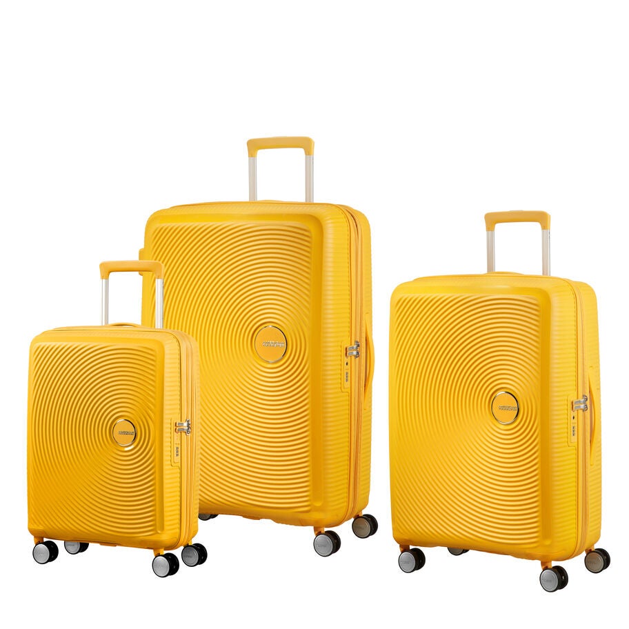 American Tourister Curio 3 Piece Set — Golden Yellow