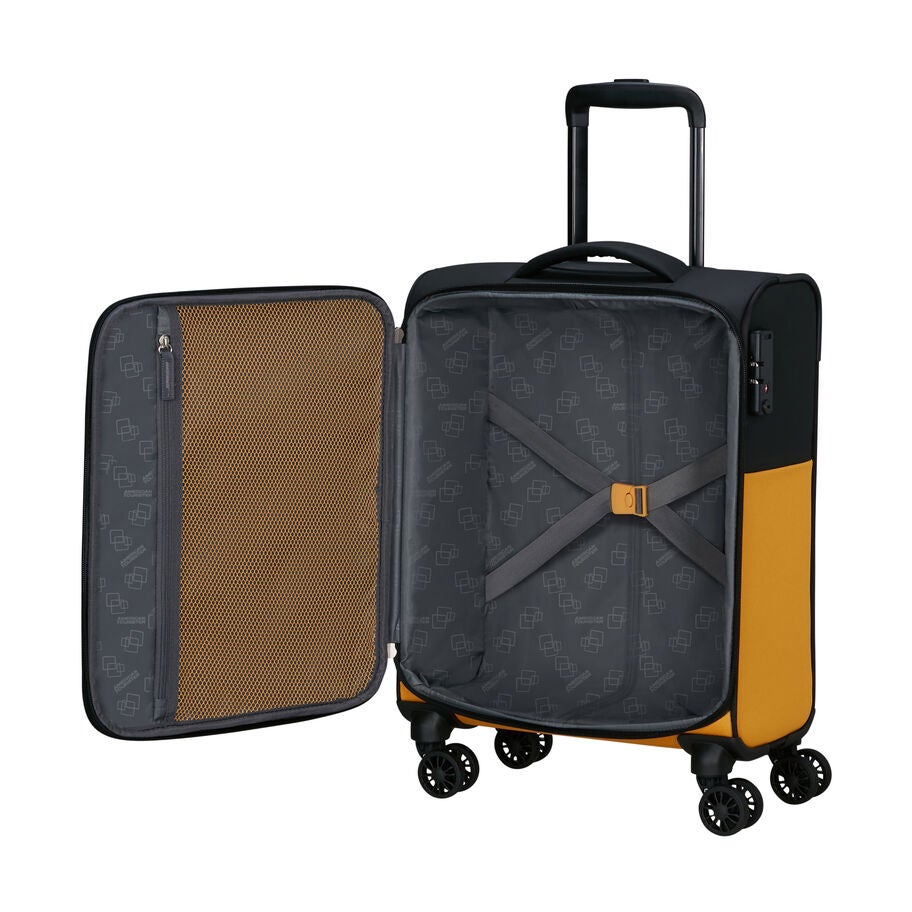 American Tourister Daring Dash Spinner Carry-On — Black/Yellow
