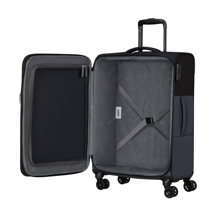 American Tourister Daring Dash Spinner Medium — Black/Grey