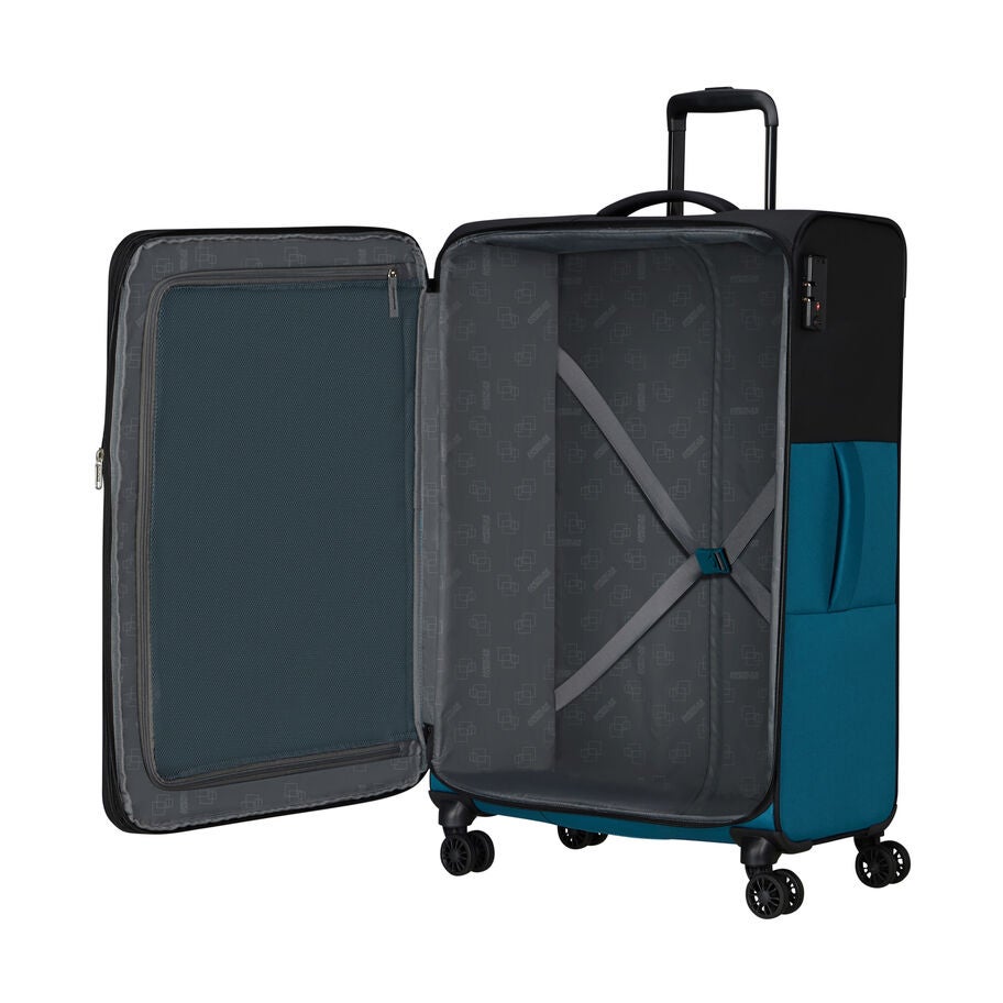 American Tourister Daring Dash Spinner Large — Black/Blue