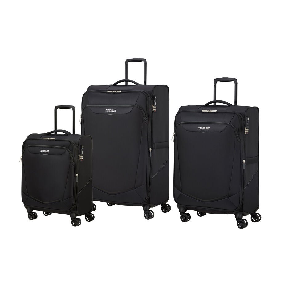 American Tourister SummerRide 3 Piece Set (CO/M/L) — Black