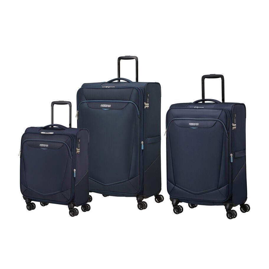 American Tourister SummerRide 3 Piece Set (CO/M/L) — Navy
