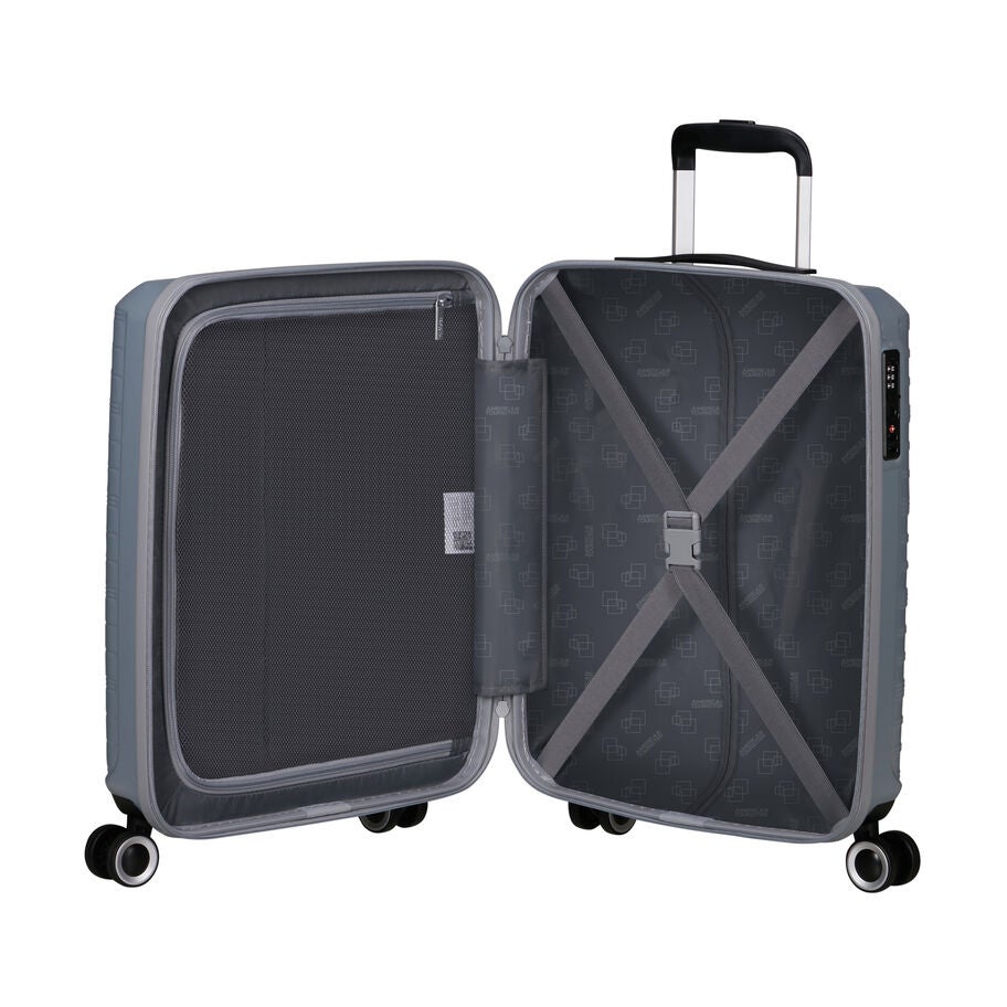 American Tourister Surftime Spinner Carry-On — Silver
