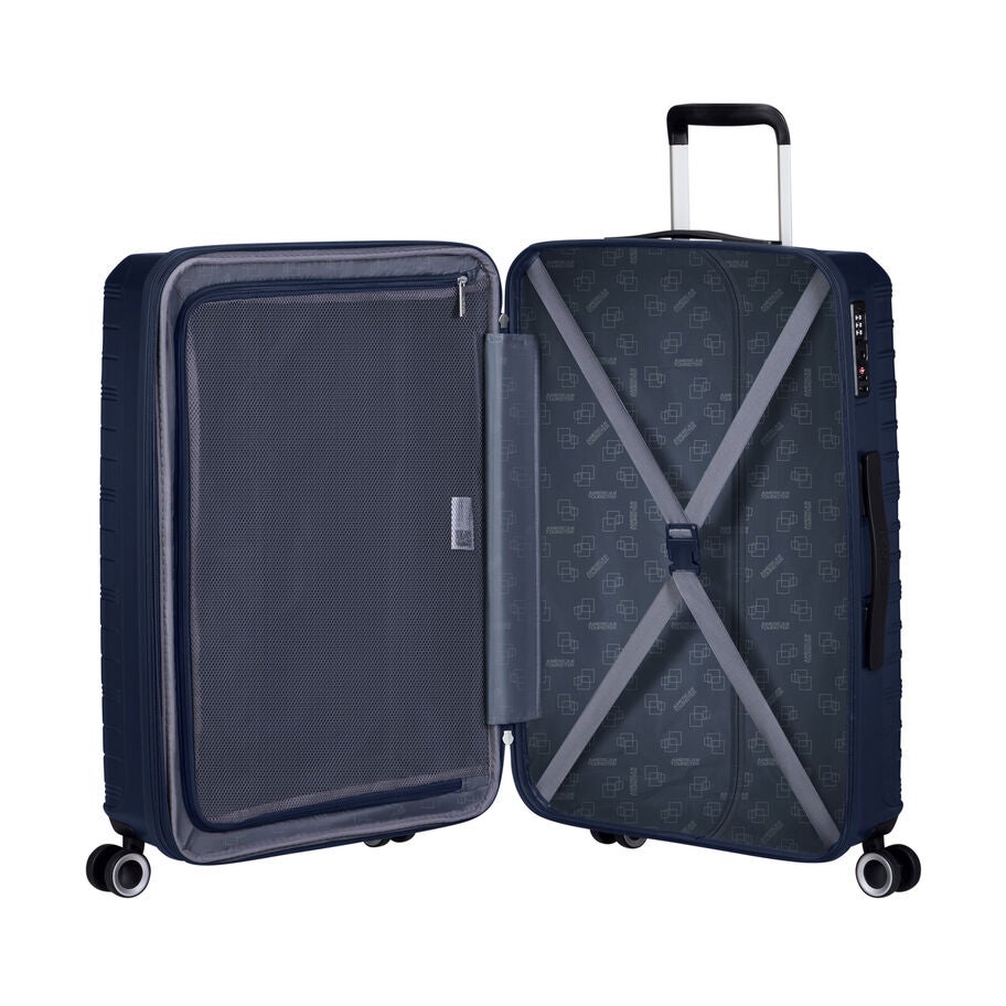 American Tourister Surftime Spinner Medium — Metallic Blue