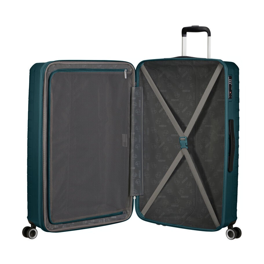 American Tourister Surftime Spinner Large — Metallic Teal