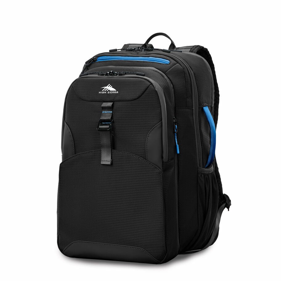 High Sierra Hi-Life 3-in-1 Convertible Backpack — Black/Blue
