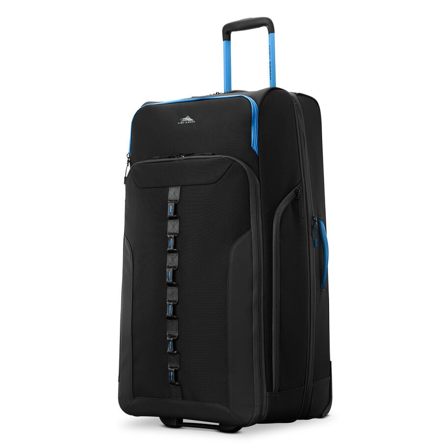 High Sierra Hi-Life Wheeled Duffle (32") — Black/Blue