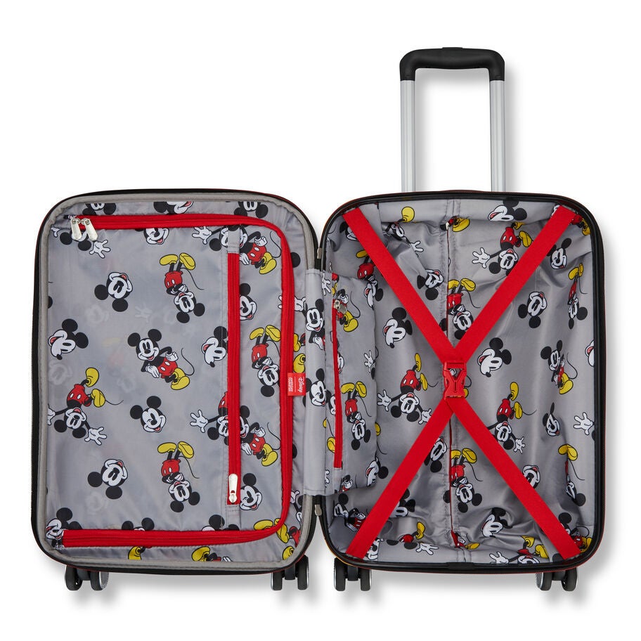 American Tourister Mickey Hardisde Spinner Carry-On — Black