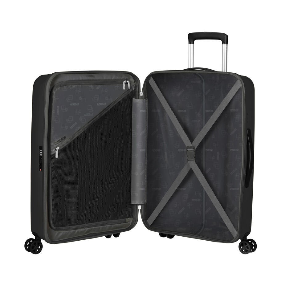 American Tourister Rejoy Spinner Medium — True Black