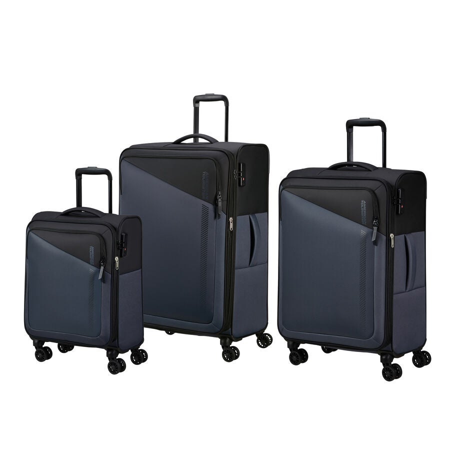 American Tourister Daring Dash 3 Piece Set — Black/Grey