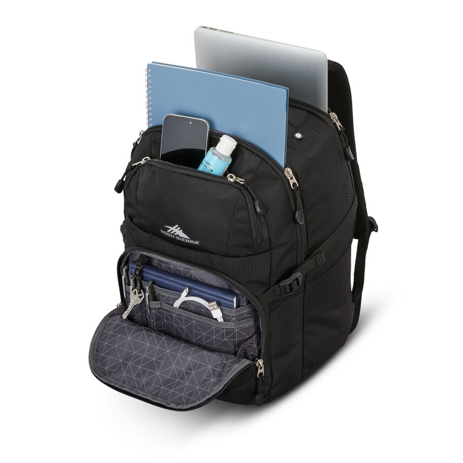High Sierra Pendall Backpack — Black