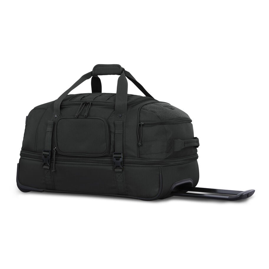High Sierra Pathsetter 22" Wheeled Duffle — Black