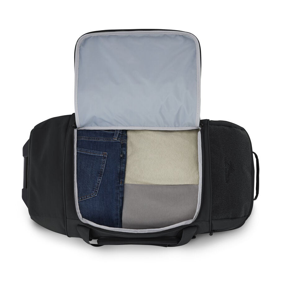 High Sierra Pathsetter 28" Wheeled Duffle — Black
