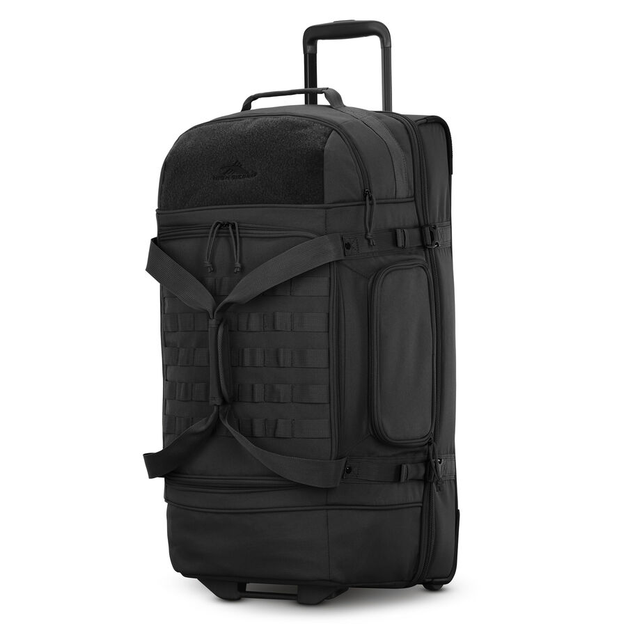 High Sierra Pathsetter 32" Wheeled Duffle — Black