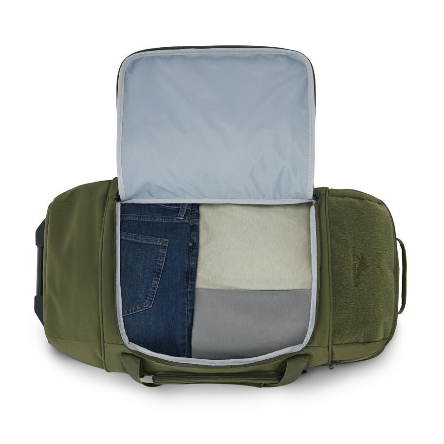 High Sierra Pathsetter 32" Wheeled Duffle — Moss