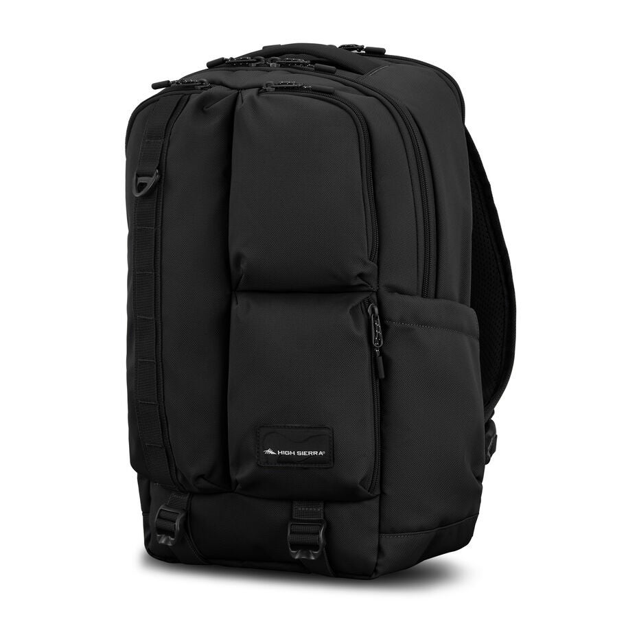 High Sierra Lineage Backpack — Black