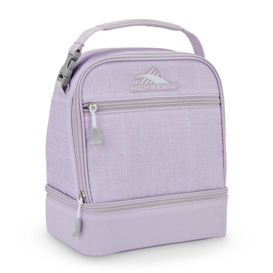 High Sierra Lunch Bags Stacked Compartment Lunch Kit — Hushed Orchid Heather