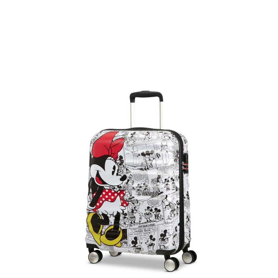 American Tourister Disney Wavebreaker Spinner Carry-On — Minnie Comics White