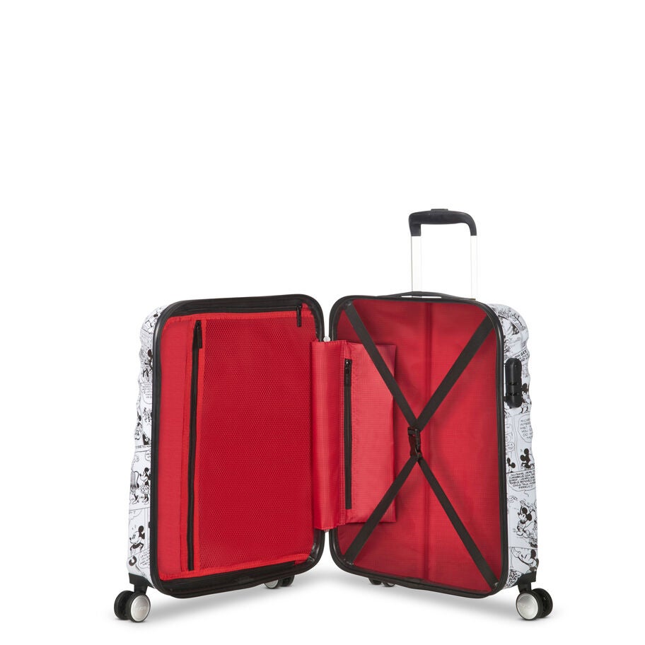 American Tourister Disney Wavebreaker Spinner Carry-On — Minnie Comics White