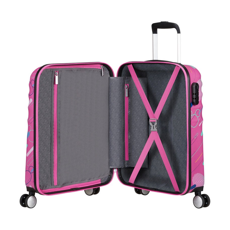 American Tourister Disney Wavebreaker Spinner Carry-On — Minnie Future Pop