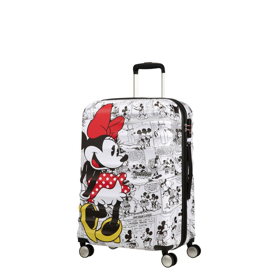 American Tourister Disney Wavebreaker Spinner Medium — Minnie Comics White