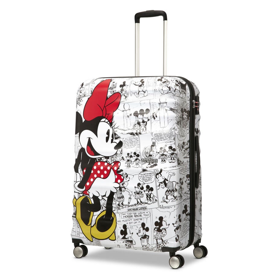 American Tourister Disney Wavebreaker Spinner Large — Minnie Comics White