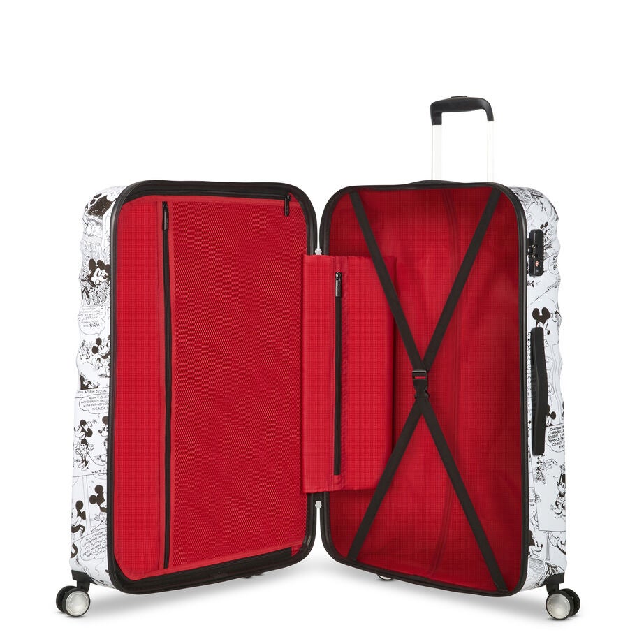 American Tourister Disney Wavebreaker Spinner Large — Minnie Comics White